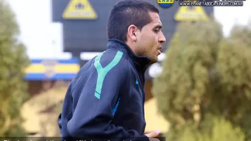Riquelme: “Me siento muy contento como hincha de Boca”