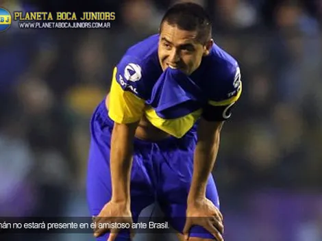 Riquelme no jugará con la Selección