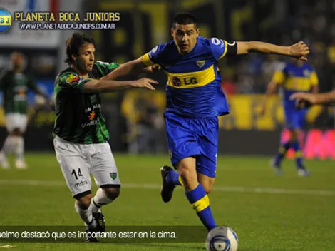 Riquelme: "Es importante estar primeros"