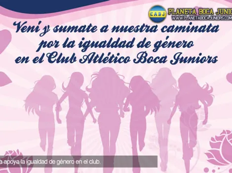 Boca, por la igualdad de género