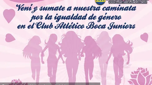 Boca, por la igualdad de género