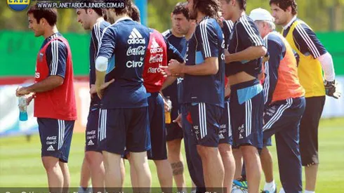 Sabella ensayó con otro esquema