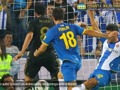 Forlín estará tres semanas fuera de la canchas