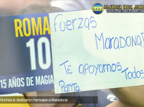 Maradona le agradeció a Boca y a Riquelme
