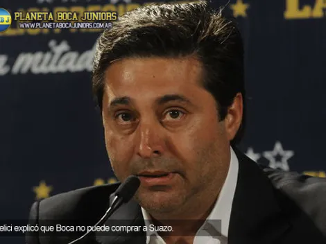 Angelici: “Boca no puede comprar el 100% de Suazo”