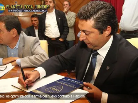 Angelici: "Estamos cerca de arreglar con Falcioni"