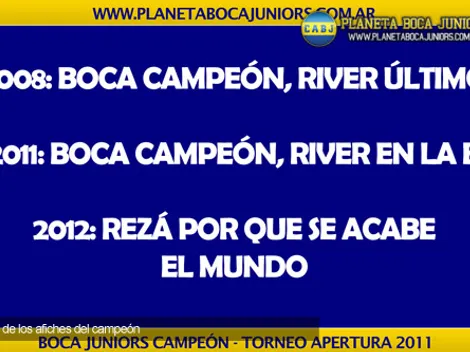 Los afiches del campeón