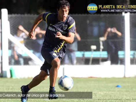 Cvitanich, con el arco abierto