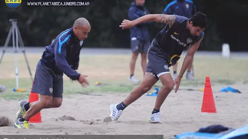 Sin Battaglia, el plantel realizó doble turno