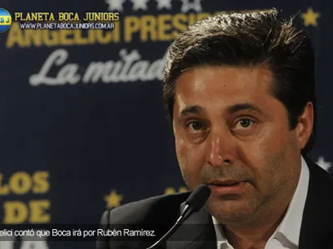 Angelici: "Vamos a hacer una oferta por Ramírez"
