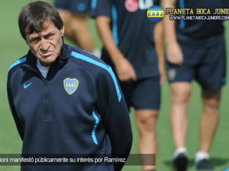 Falcioni: “Me gustaría volver a tener a Ramírez”