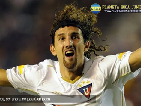 Barcos no jugará en Boca