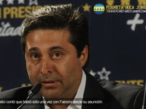 Angelici: "Vamos a ponernos de acuerdo con Falcioni"