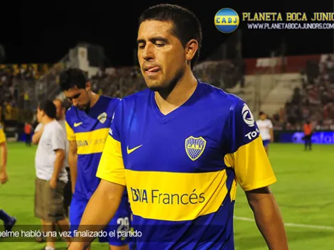Riquelme: "Fue un empate justo"