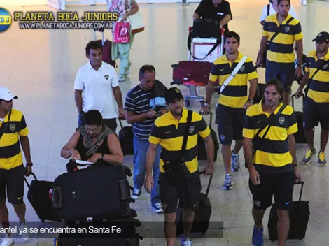 Boca llegó a Santa Fe