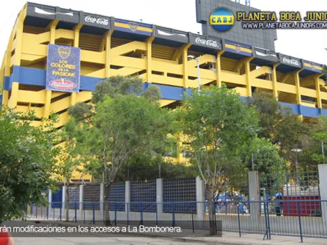 Modificaciones en los accesos a La Bombonera