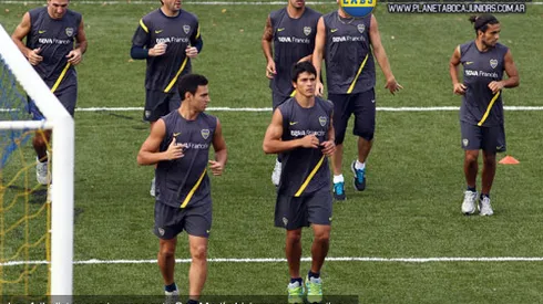 Con Blandi recuperado, Boca volvió a entrenar