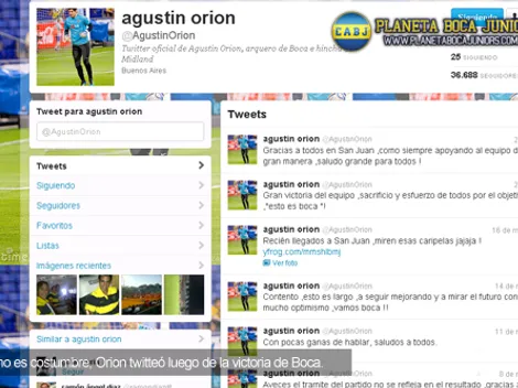 Orion: “Esto es Boca”
