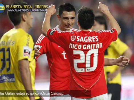 Gol de Gaitán en la victoria del Benfica