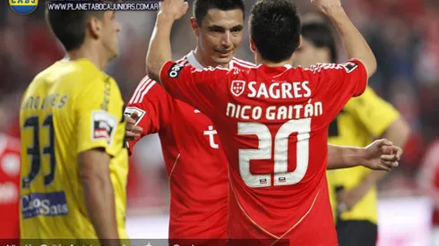 Gol de Gaitán en la victoria del Benfica