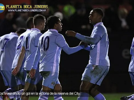 Tevez anotó en la victoria de la reserva del City