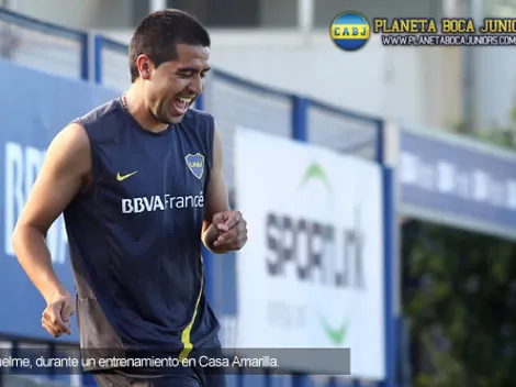 Riquelme: “Me hace feliz jugar en un equipo así”