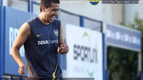 Riquelme: “Me hace feliz jugar en un equipo así”