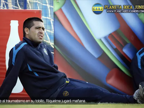 Riquelme jugará contra Colón