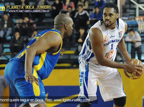 Raymond, con ganas de seguir en el básquet de Boca