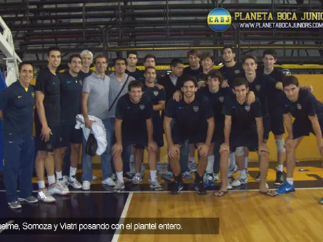 Visita de lujo al plantel de vóley