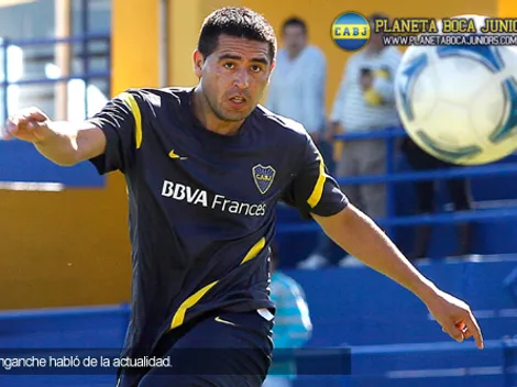 Riquelme: "Conmigo o Chávez, jugamos de la misma manera"
