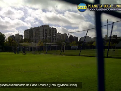 El temporal afectó a Boca