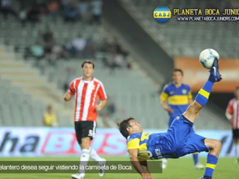 Cvitanich: "Me quiero quedar en Boca"