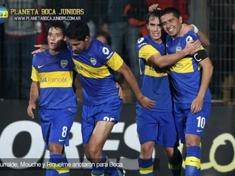 Boca avanza al ritmo de Riquelme