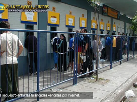 Boca secuestró entradas falsificadas para la final