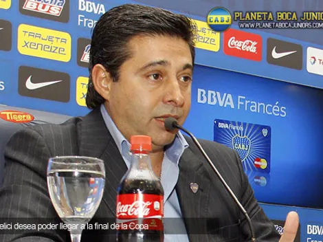 Angelici: “Nuestra prioridad es la Copa”