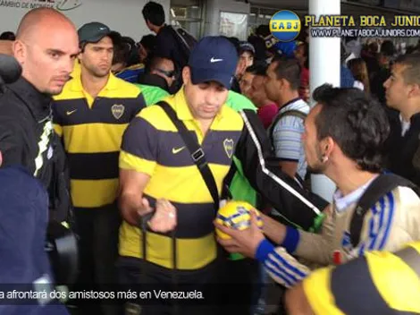 Boca llegó a Venezuela