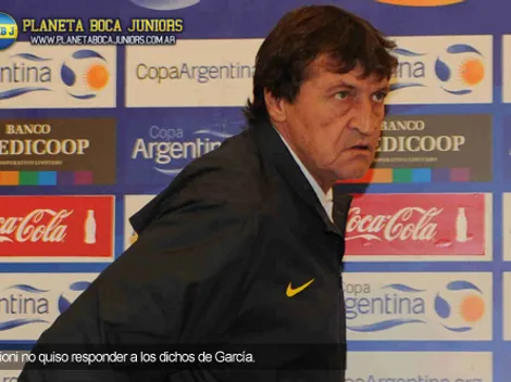 Falcioni, sobre los dichos de García: “No tengo nada que responder”