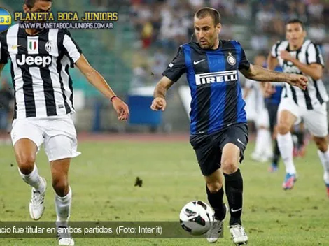 Palacio anotó por primera vez con el Inter