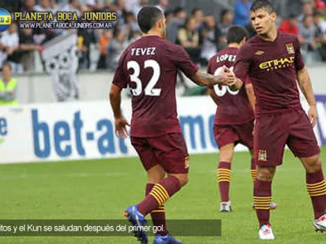 Tevez-Agüero, la dupla ideal para Mancini