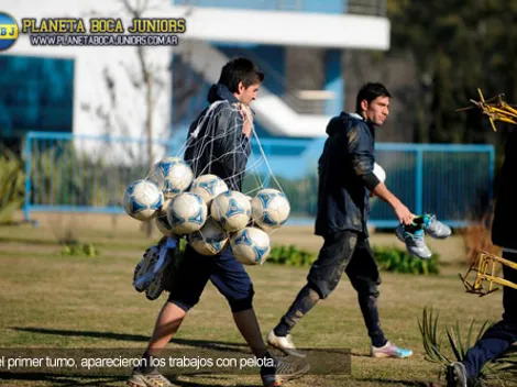 Primera práctica de fútbol