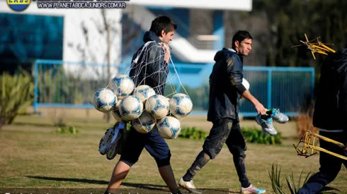 Primera práctica de fútbol