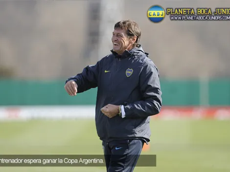 Falcioni: “Iremos con lo mejor en busca de quedarnos con la Copa Argentina”