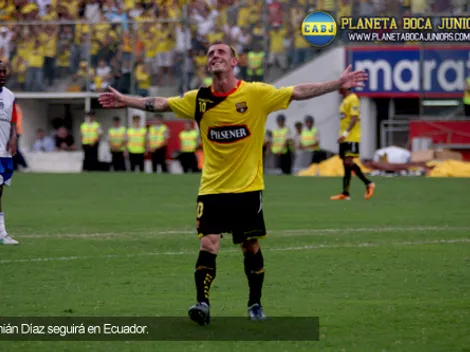 Damián Díaz continuaría en Ecuador