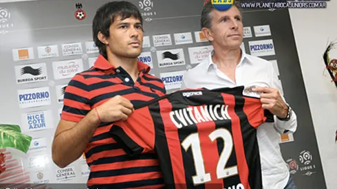 Cvitanich fue presentado en el Niza
