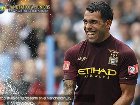 Tevez: “Metí un gol como los que hacía en Boca”
