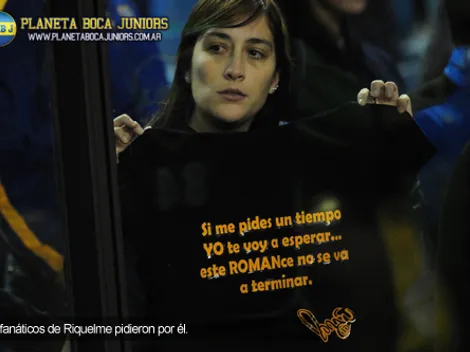 Hinchas de Boca pidieron por Riquelme