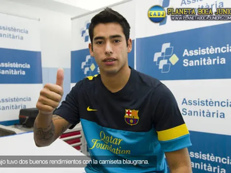 Primer gol de Araujo en el Barcelona B