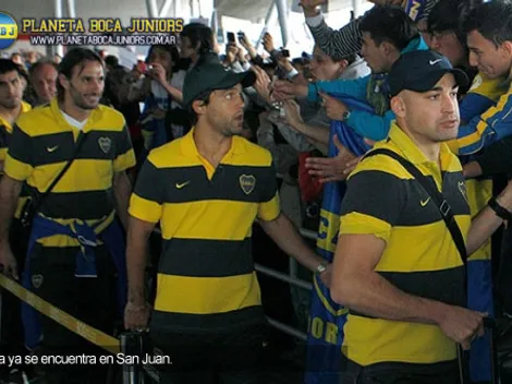 Boca llegó a San Juan