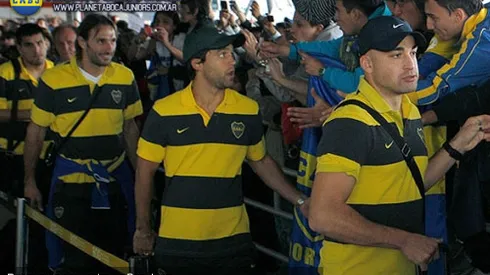 Boca llegó a San Juan